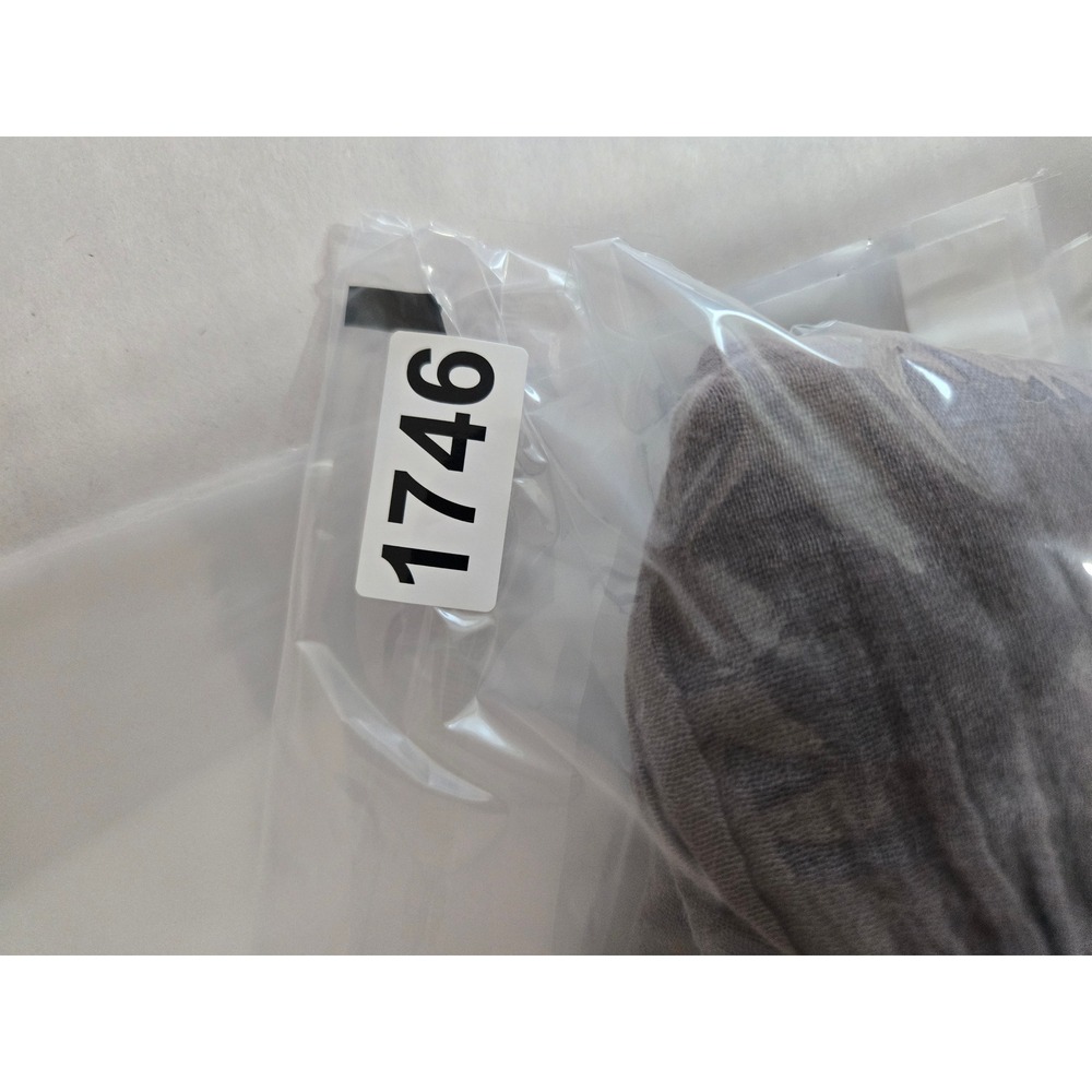 Lucky Brand Dusty Purple Gauze Peplum V-Neck Top Boho Cottagecore puff Large - Picture 6 of 6